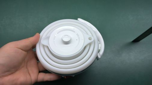 Exportadores de chaleira de silicone portátil, Chaleira elétrica de silicone perfeita para caravanismo e passeios de barco Fabricante na China