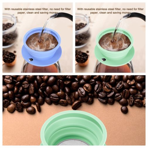 Reseñas de cafeteras individuales Precio 2013, gotero para verter café con personalización de válvula, embudo de café para una sola taza Mejor exportador